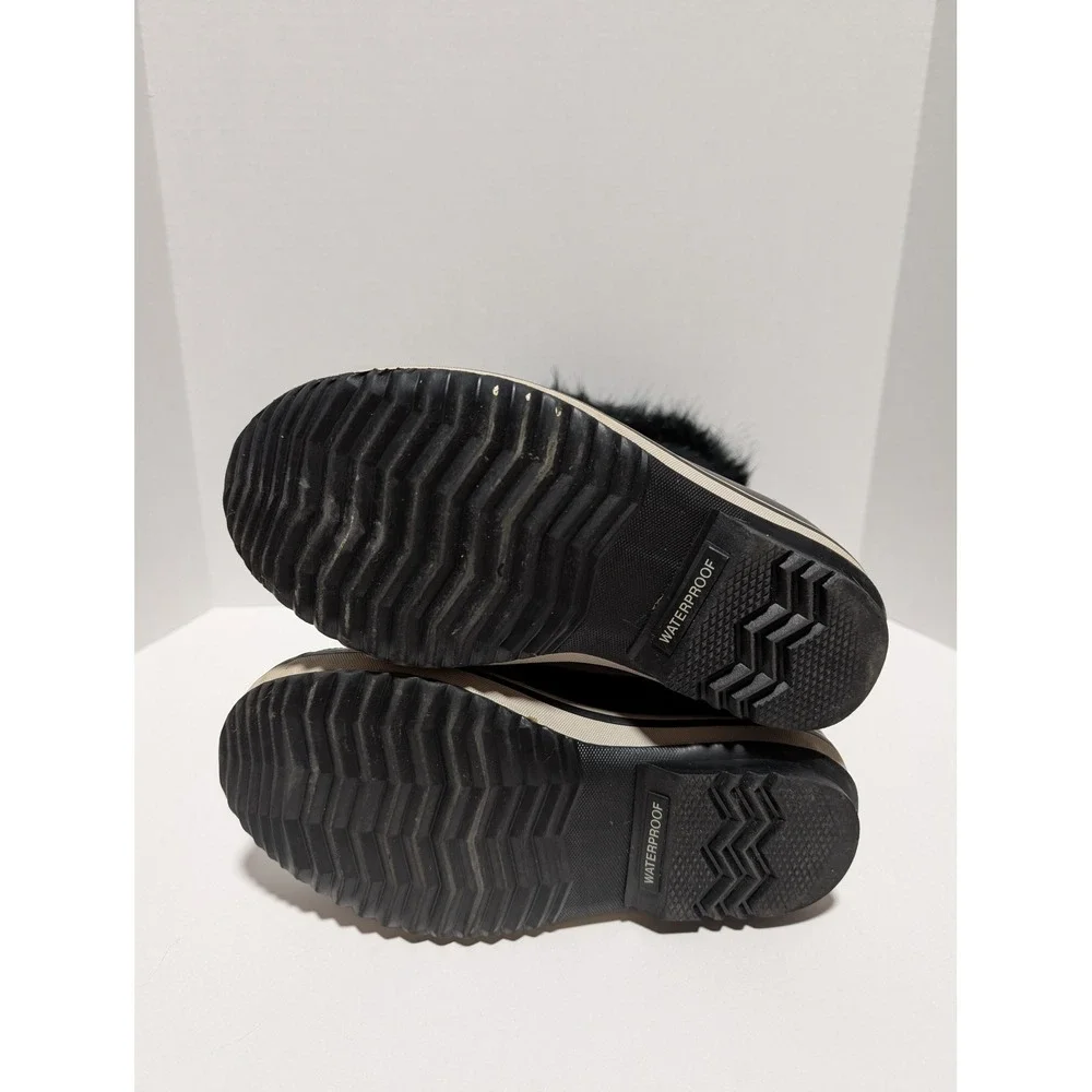Sorel Women's Joan of Arctic Black‎ Waterproof Winter Snow Duck Boots Size 5